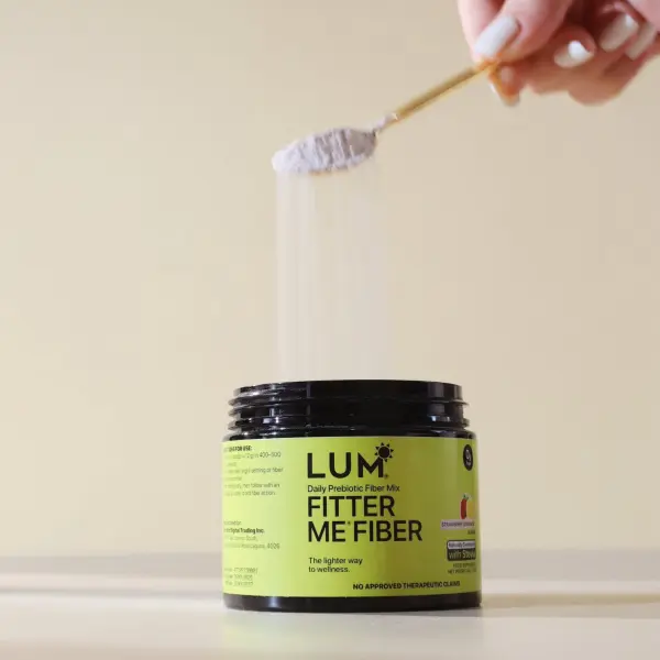 LUM FITTER ME FIBER – Premium Dietary Fiber Drink Mix | High Fiber Daily Wellness Supplement | Convenient Single-Serve Sachets